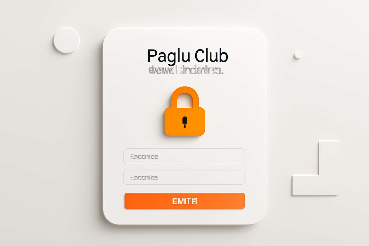 Paglu Club User Authentication Interface
