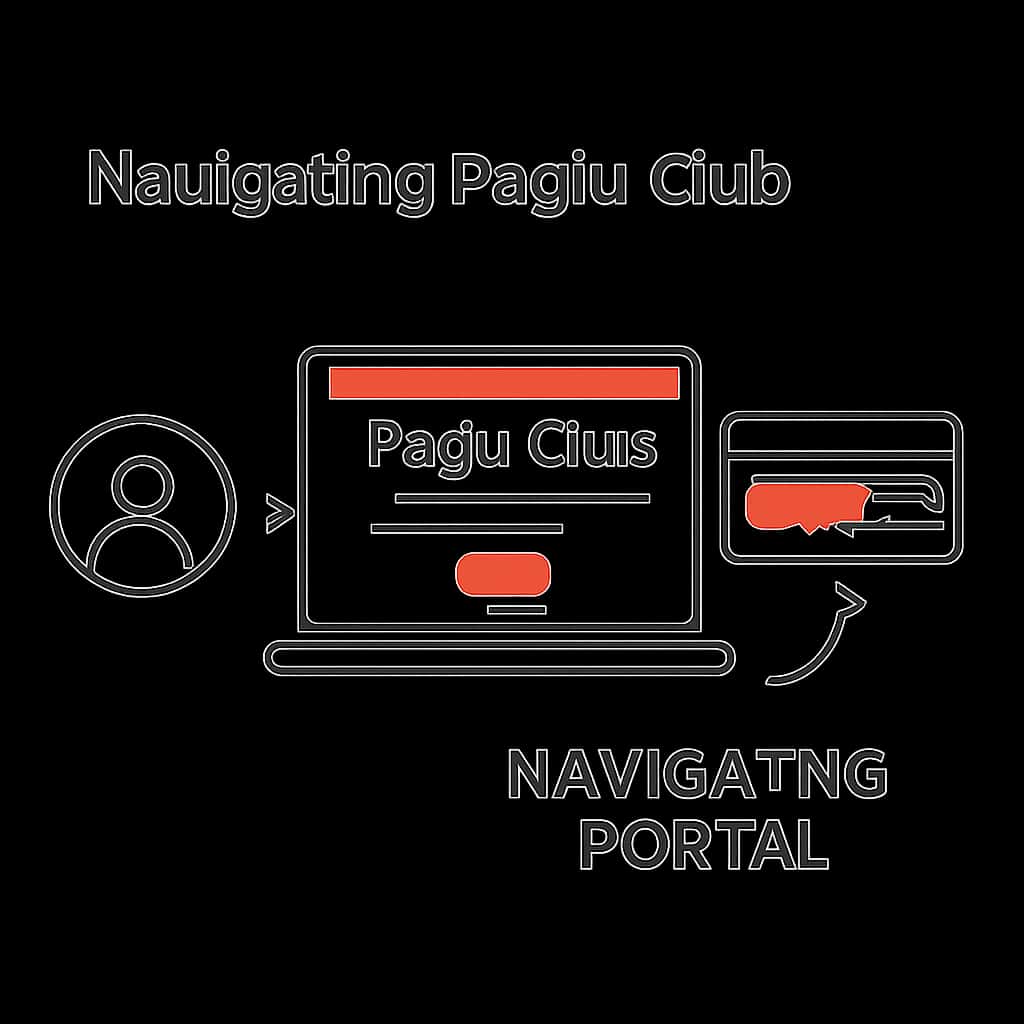 A diagram illustrating key features of the Paglu Club Portal.