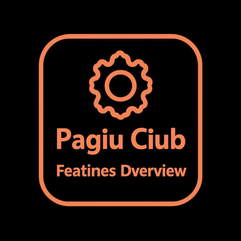 A professional badge for Paglu Club Features Overview.
