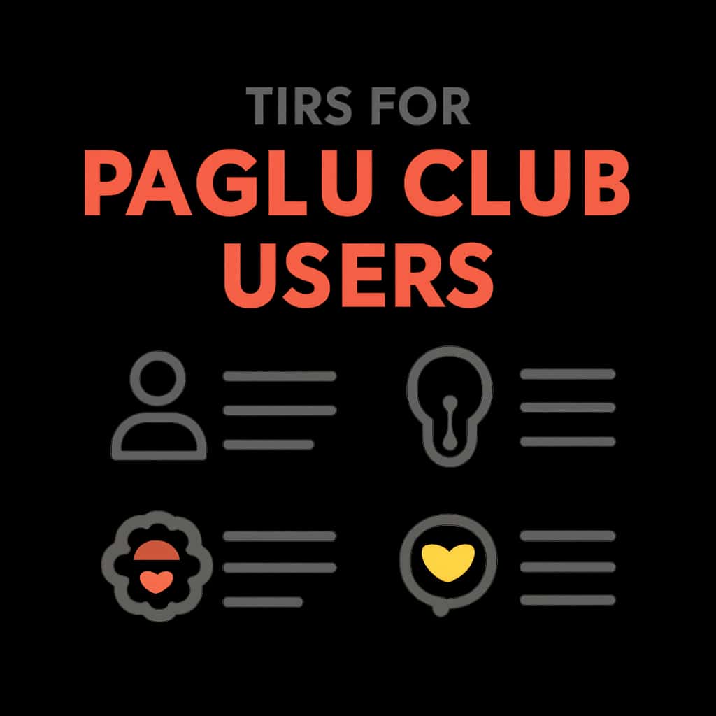 An educational diagram explaining tips for Paglu Club Users.